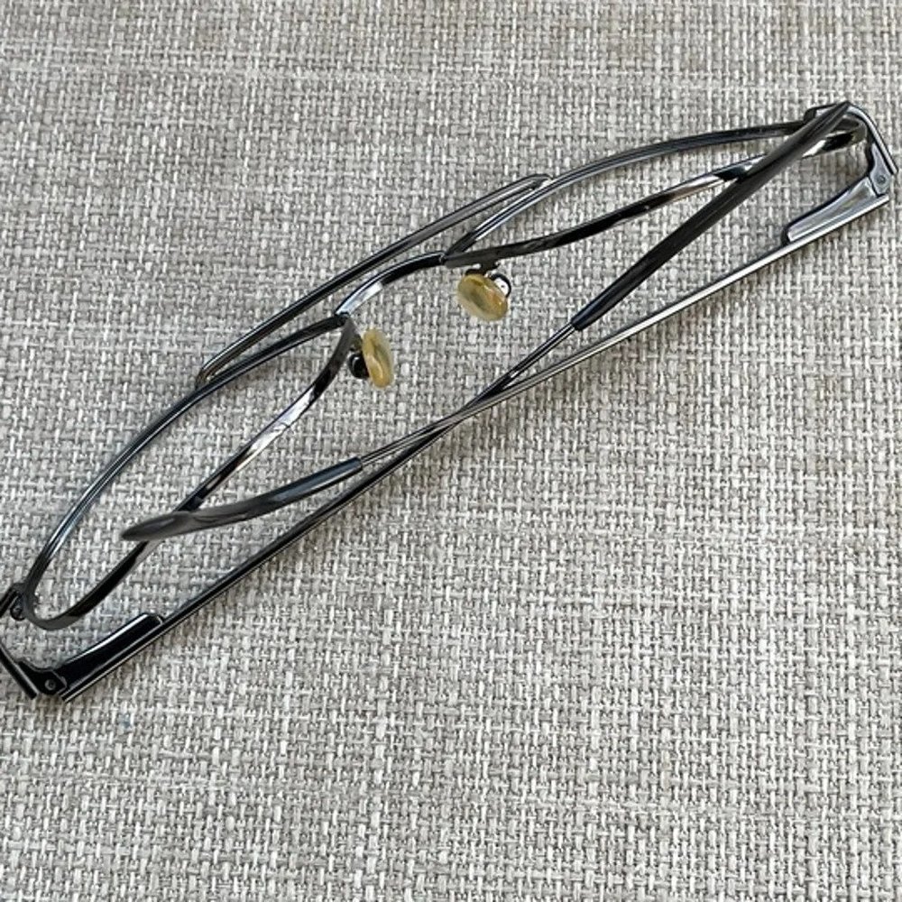 Timberland Men Eyeglasses Frame Gunmetal Tone Metal Glasses 145 P506 - Picture 7 of 12